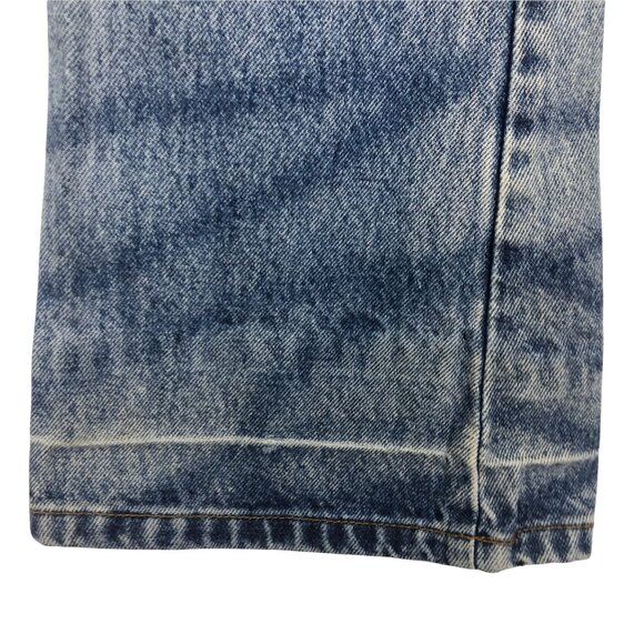 Vintage Zana Di Girls Acid Dye Wash Jeans Sz 8 Hip Hugger Flare Legs Hong Kong - Picture 9 of 12